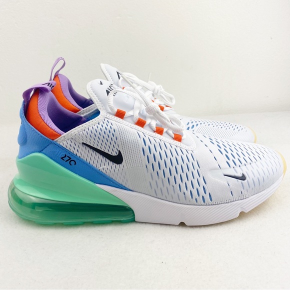nike 270 green orange